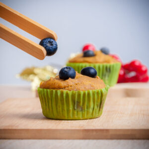 Torta de pastores con arándanos para perros