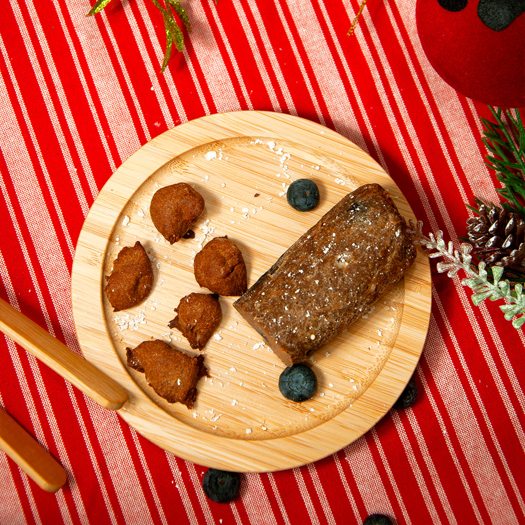 Cena de navidad para gatos natural con rollo mixto y bocaditos