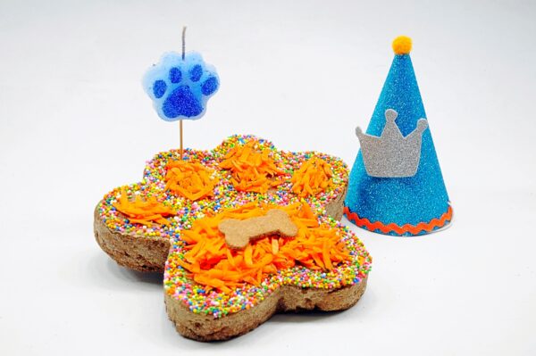 Torta de cumpleaños huella para perros FoodPets