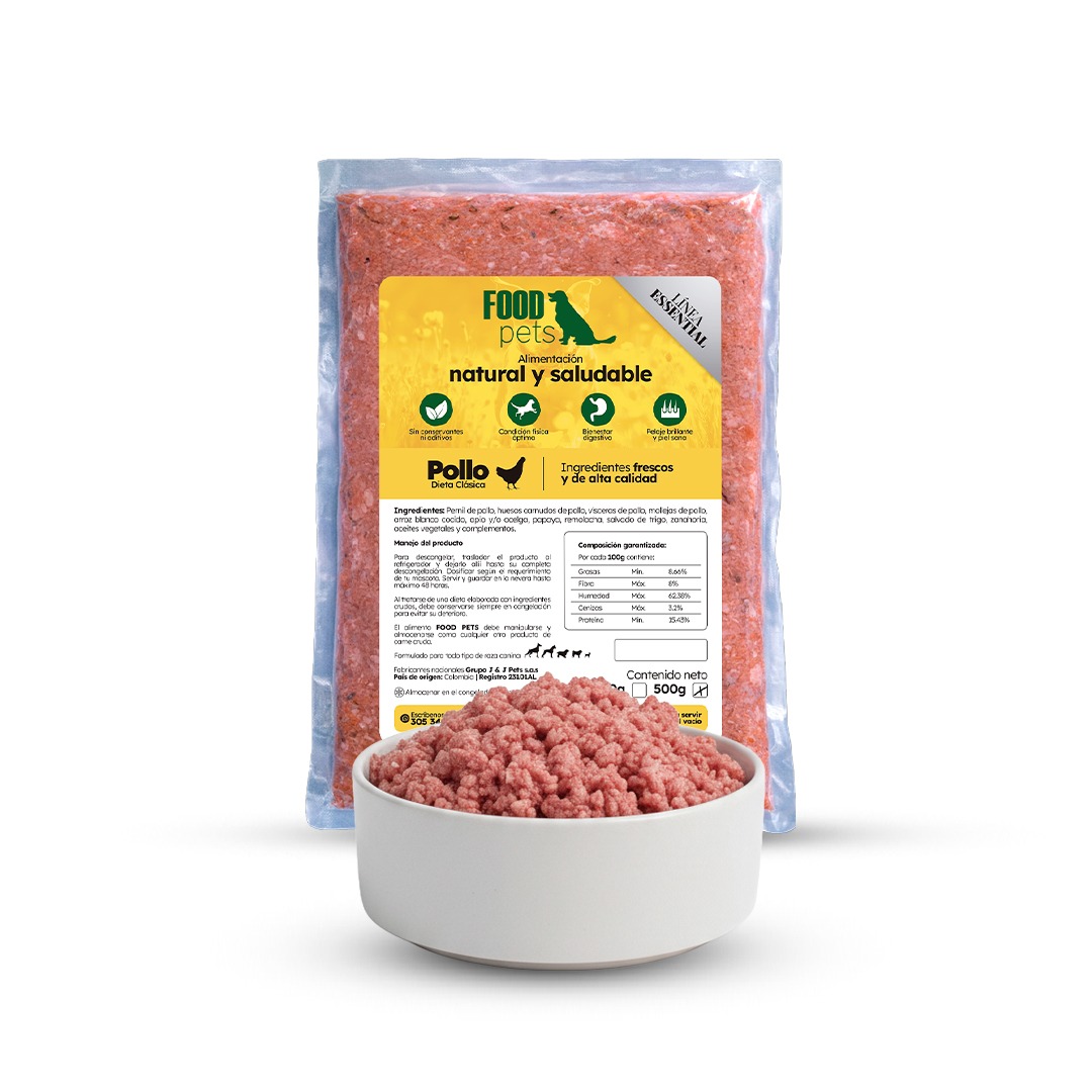 Dieta BARF Essential Pollo para Perros | FoodPets
